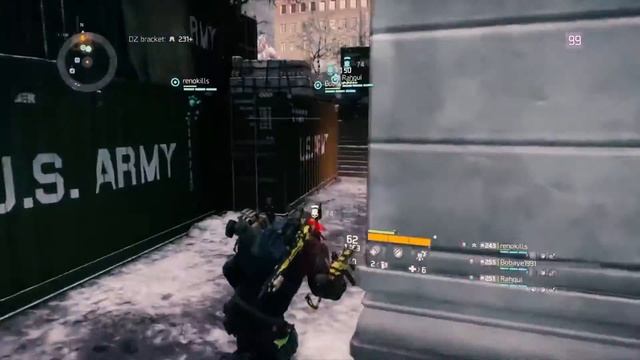 The Division (PS4) random Manhunt moment with squad | P 1.3 | they tried to kill us all they