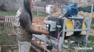 распиливание камня с многофункциональным станком часть 2