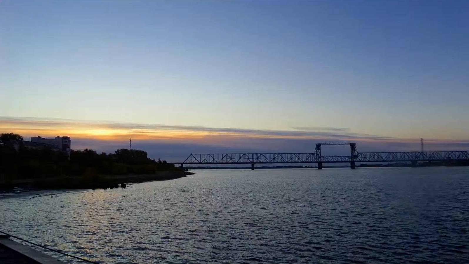 Восход солнца Архангельск