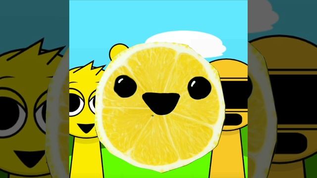 Yellow Lemon Sprunki 🍋🟡💛 Sprunki Phase 1 #funny #sprunki #meme #animation #memes