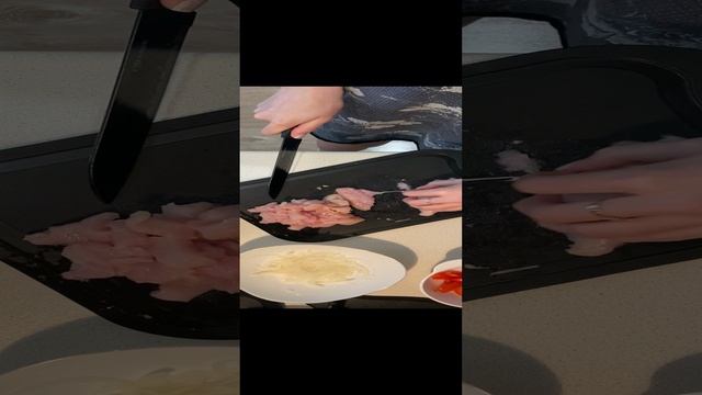 Vkysnogotovim фунчоза с курицей в сливочном соусе