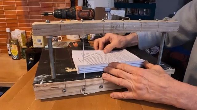 ПРОСТЕЙШАЯ ТЕХНОЛОГИЯ ПЕРЕПЛЁТА И СТАНОЧЕК