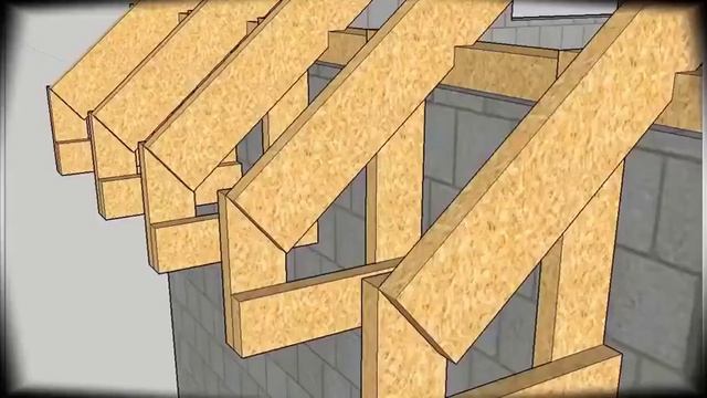 Возвидение двускатной крыши. Подпишись !