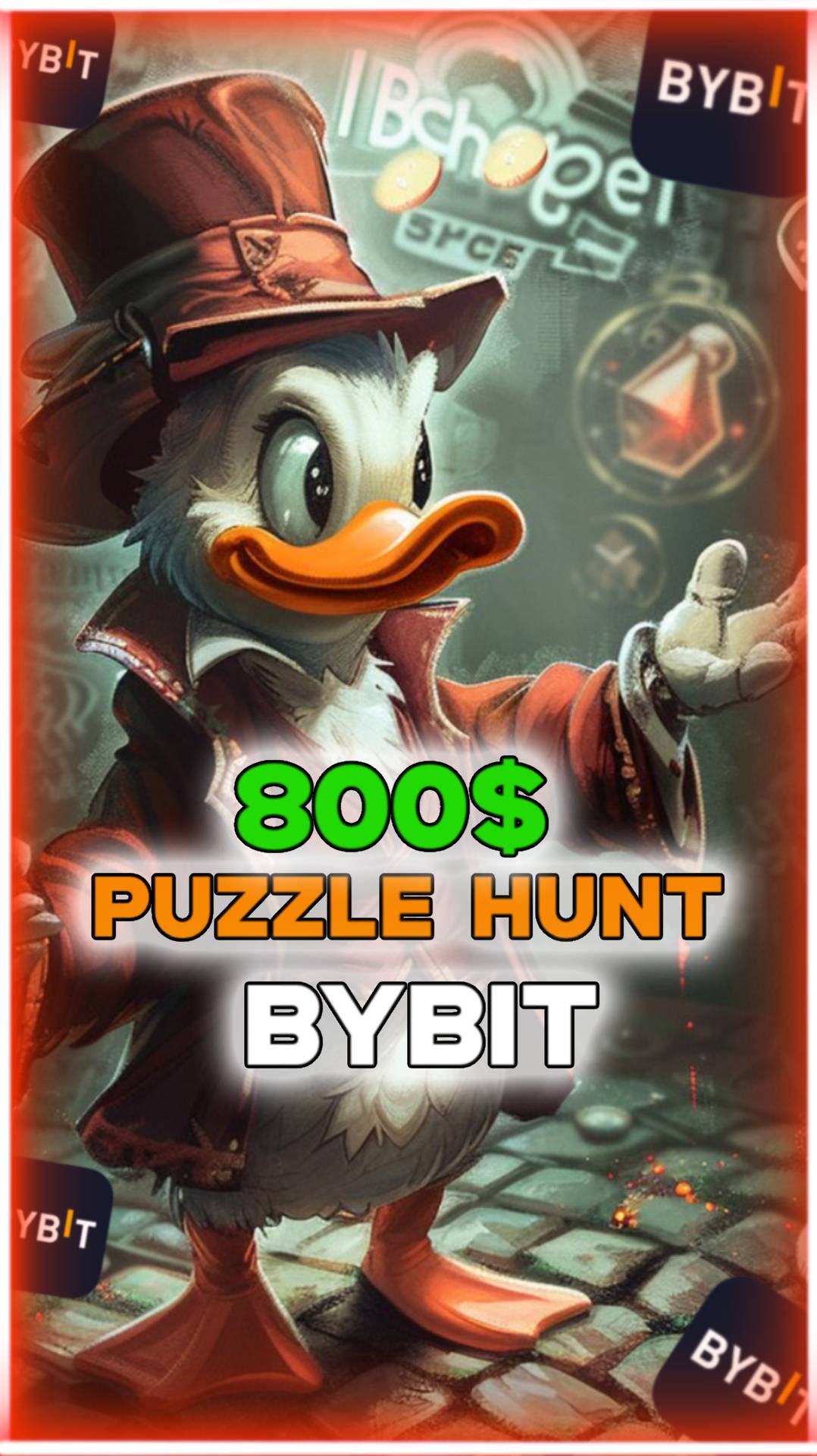 ЗАРАБОТАЙТЕ 800$ С PUZZLE HUNTS НА BYBIT!