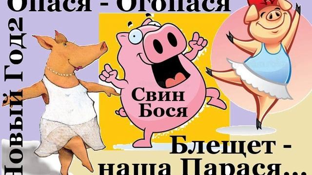 Свин Бося . Новый Год 2 . Опася-Огопася...