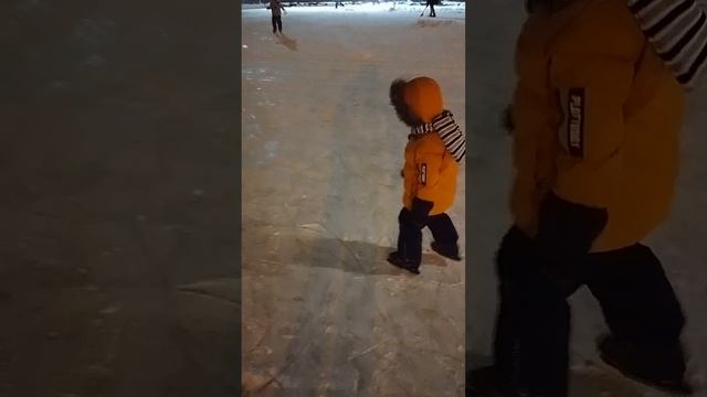Первые уроки на льду