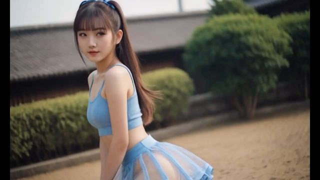 Japanese Idols Transparent Mini Skirts