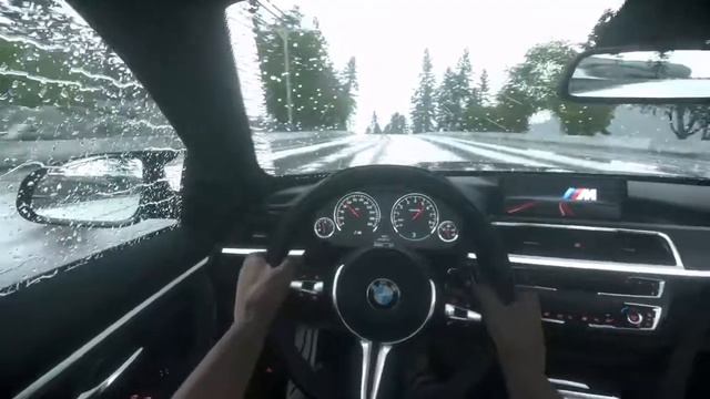 DRIVECLUB™BMW M4 Rain Cockpit  View