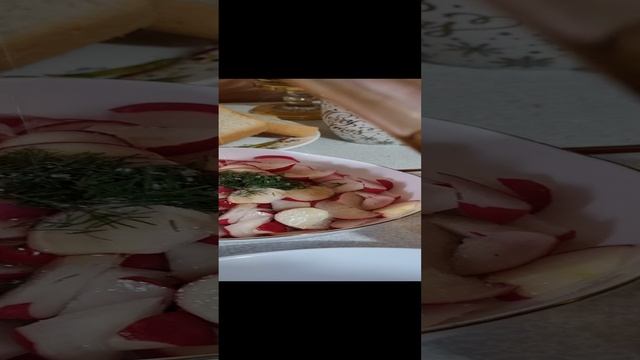Вкусный салат из редиса!
