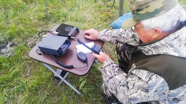 РАБОТАЕМ С ПОЛЯ НА КВ/УКВ ЧЕРНОМОРОВА ГОРА!