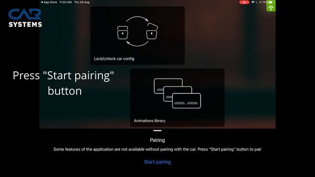 How to pair MBLight Beam Effects Module with smartphone