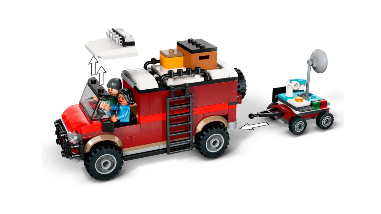 LEGO. Лего. внедорожник с прицепом. LEGO Jurassic World™ 76965