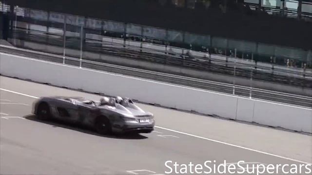 ЗЕРКАЛЬНЫЙ АВТОМОБИЛЬ Stirling Moss, ВРАЩАЮЩИЙСЯ в ТОЛПЕ!