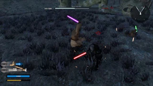 Star Wars: Battlefront 2 (2005 Remaster) - Naboo Plains Winter Night - Hero Assault - Heroes side