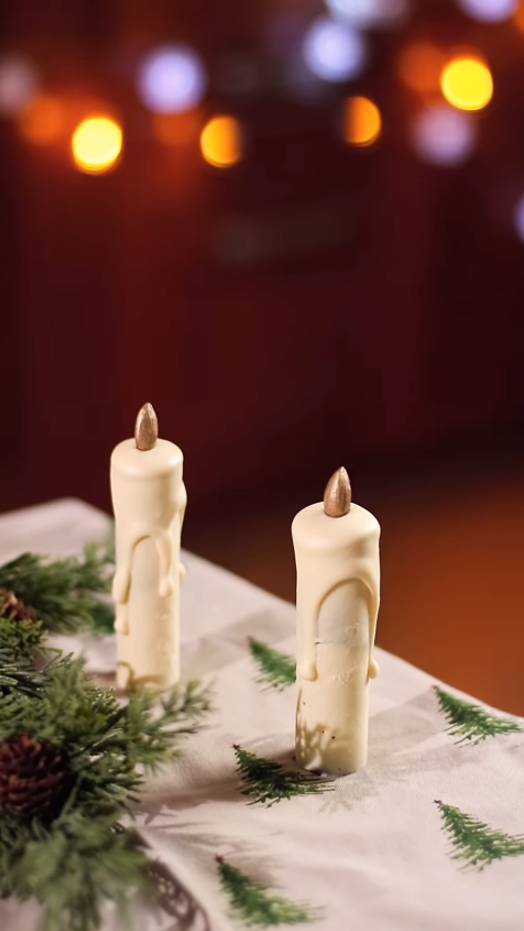 РЕЦЕПТ картошки в виде свечи + декор🕯️