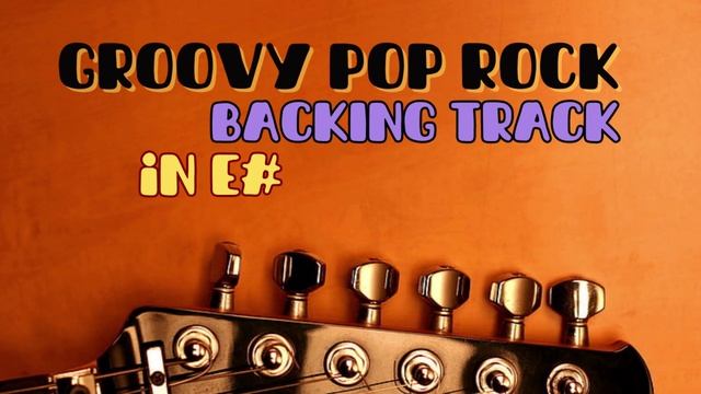 Groovy Country Pop Rock Backing Track in E#