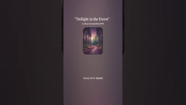 Lo-fi. Twilight in the Forest
