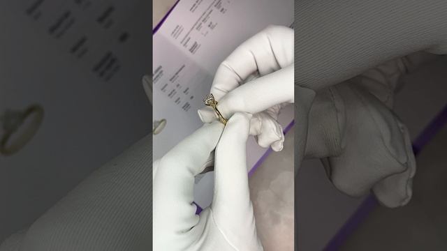 Кольцо с бриллиантом 0,84 ct арт: К8942