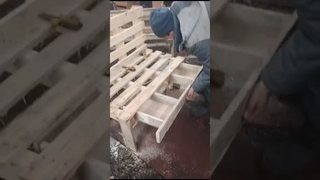Лавка из поддона #diy