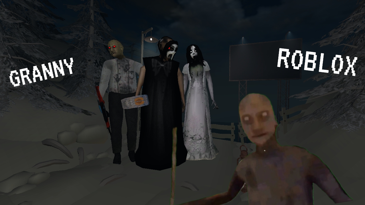 Играю в GRANNY. ROBLOX 😰😰😰
