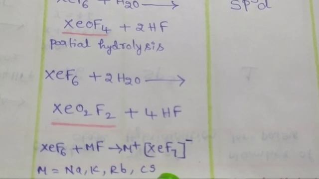 Xenon compounds - preparation, properties, structures