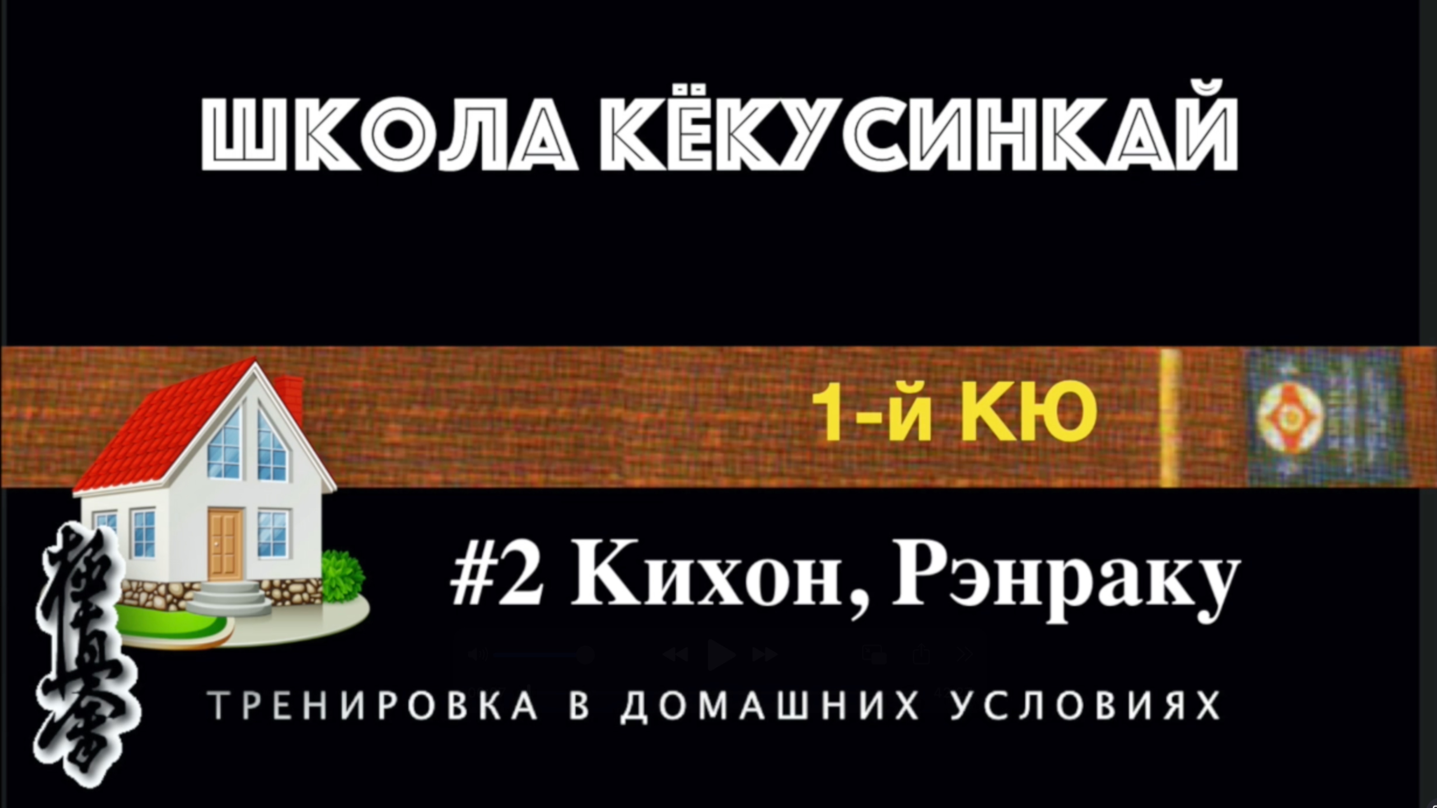 ШКОЛА КЁКУСИНКАЙ / 1-й КЮ / (в домашних условиях) #2. Кихон, Рэнраку