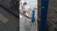Скважина под погружной насос.