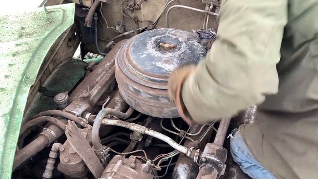 Old Soviet Offroad Truck KrAZ 255B FIRST START & Drive in over 5(?) years