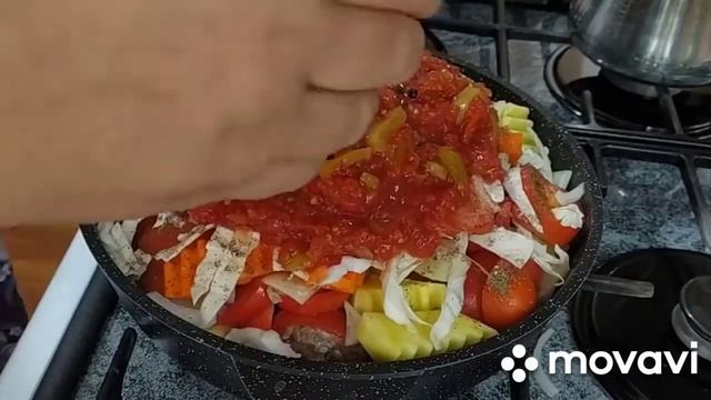Перец фаршированный мясом  с овощами  Вкусный обед  по рецепту блогера Муминат Алиевой