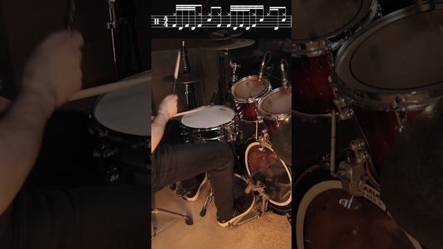 Double Bass Drumming 02 Linear Cross Rhythm Drum Fill