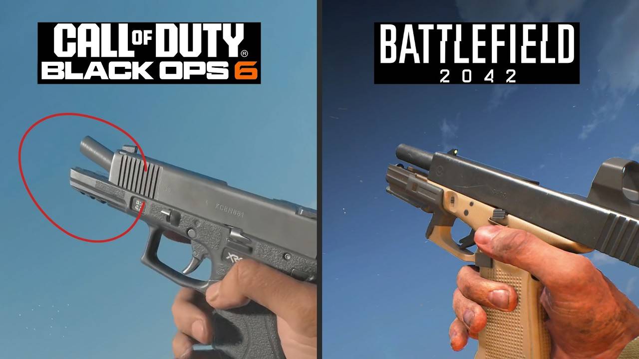 Проработка физики в Call of Duty: Black Ops 6 против Battlefield 2042! ‪@SwichGames‬