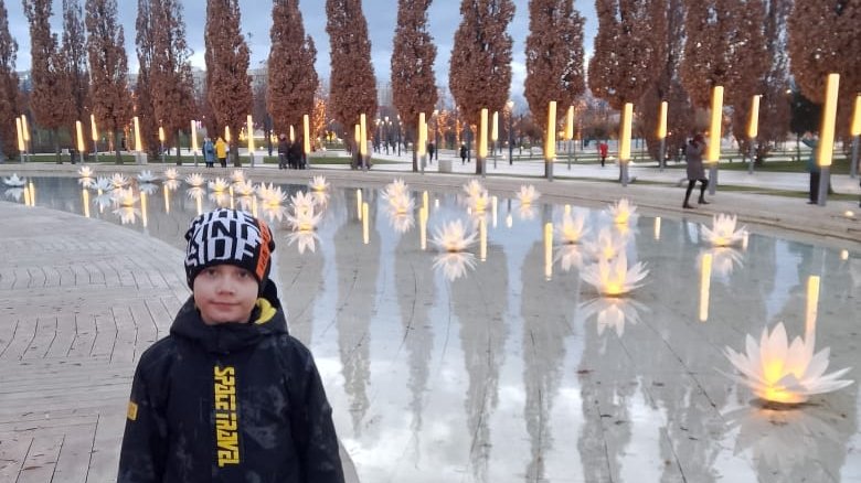 Новогодняя феерия в парке Краснодара . 2024 год, декабрь.