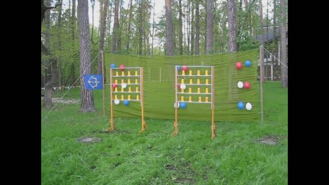 Стрельба из рогатки на детском празднике / Выездной тир