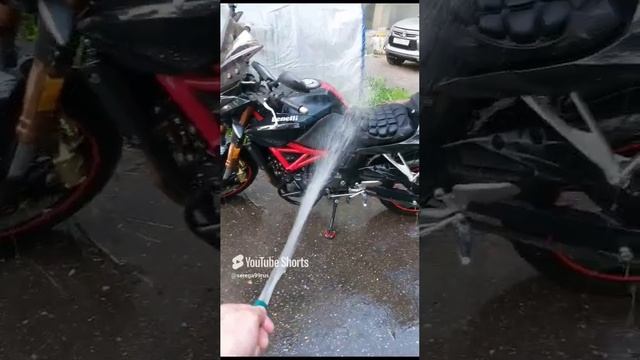 Stels Benelli 600 / помыл на даче #shorts