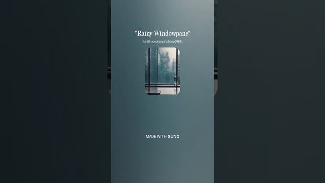 Lo-fi. Rainy Windowpane