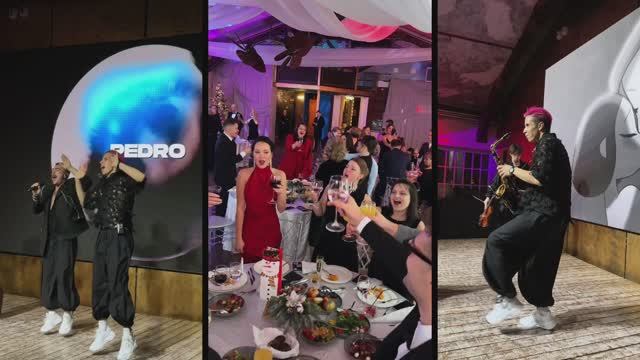 Новогодний корпоратив в Loft Hall (Лофт {олл) 2024. Организован агентством Valentina Event