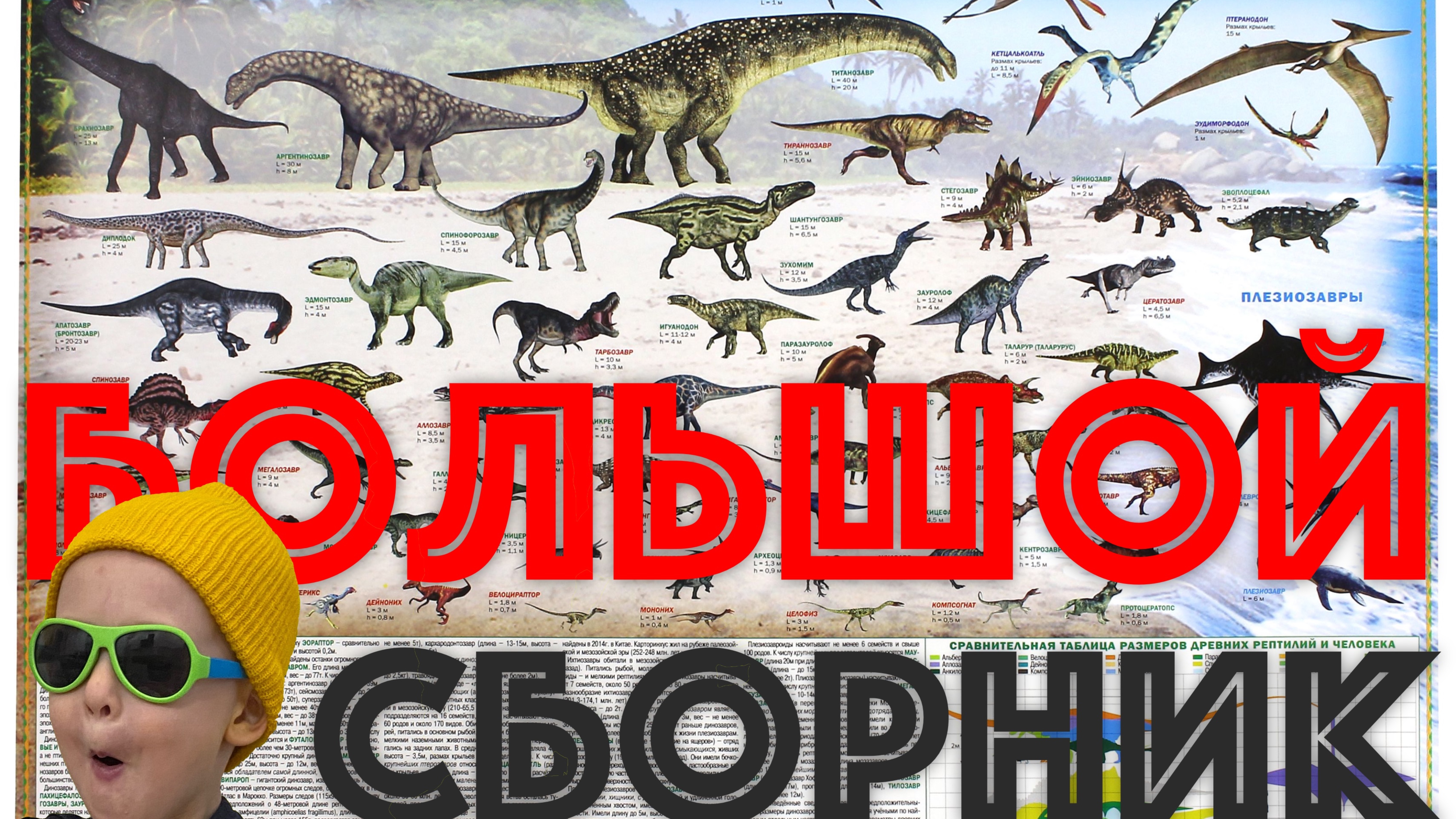 ДИНОЗАВРЫ - большой сборник моих видео про игрушки с Дино!