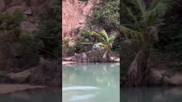 Helicopter over water