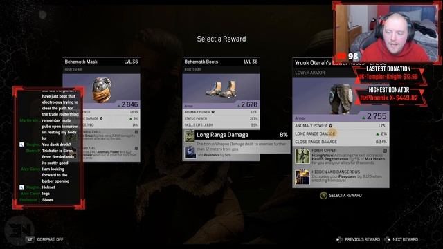 OUTRIDERS 12x LEGENDARY REWARDS REACTION LIVE - Outriders Legendary Hunt Missions