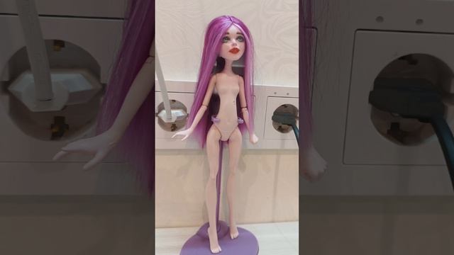 Новая голова у куклы Monster High, придумываю свой молд известной кукле.