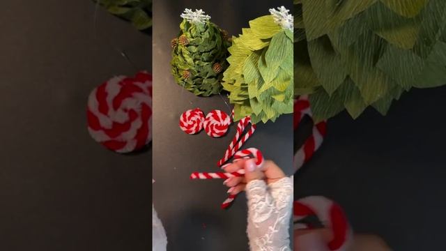 своими руками декор к Рождеству 🎄🎄🎄 из синельной проволоки 🎄🎄🎄
