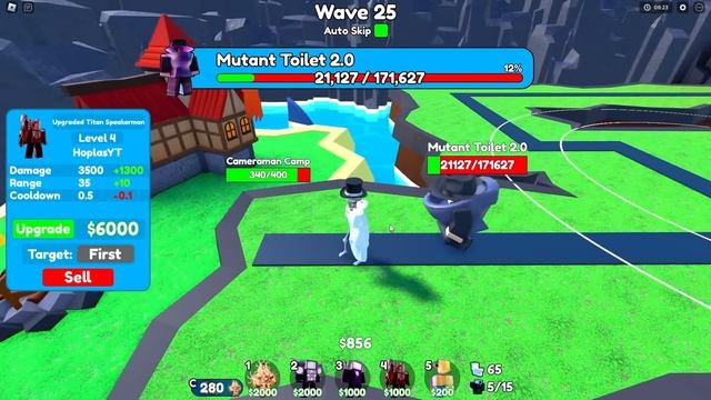 I Used *RANDOM* TITAN UNITS in ENDLESS MODE! (Toilet Tower Defense)
