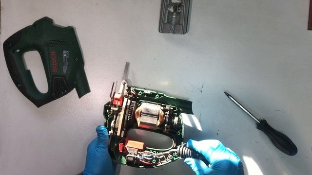 Ремонт лобзика  BOSCH  PST 800 PEL     25 декабря.
