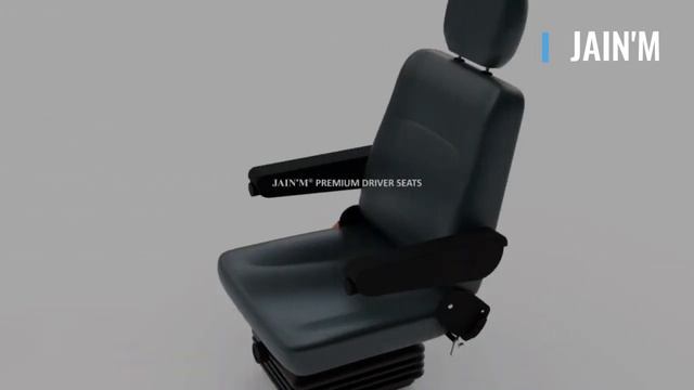 Seat for Hard working machine drivers. JAIN'M seats solution for industrial machinery.