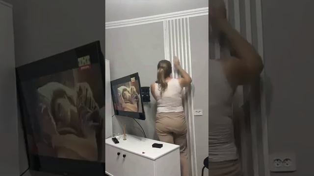 Бюджетный декор ТВ зоны