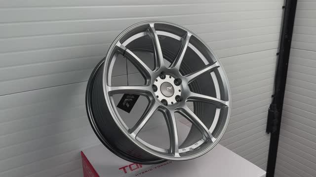 Topwheels GT07 19 8.5J вес 8,8kg Hyper Silver