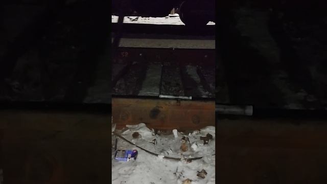 раздавили! #железнаядорога #опасно #раздавил #вагон