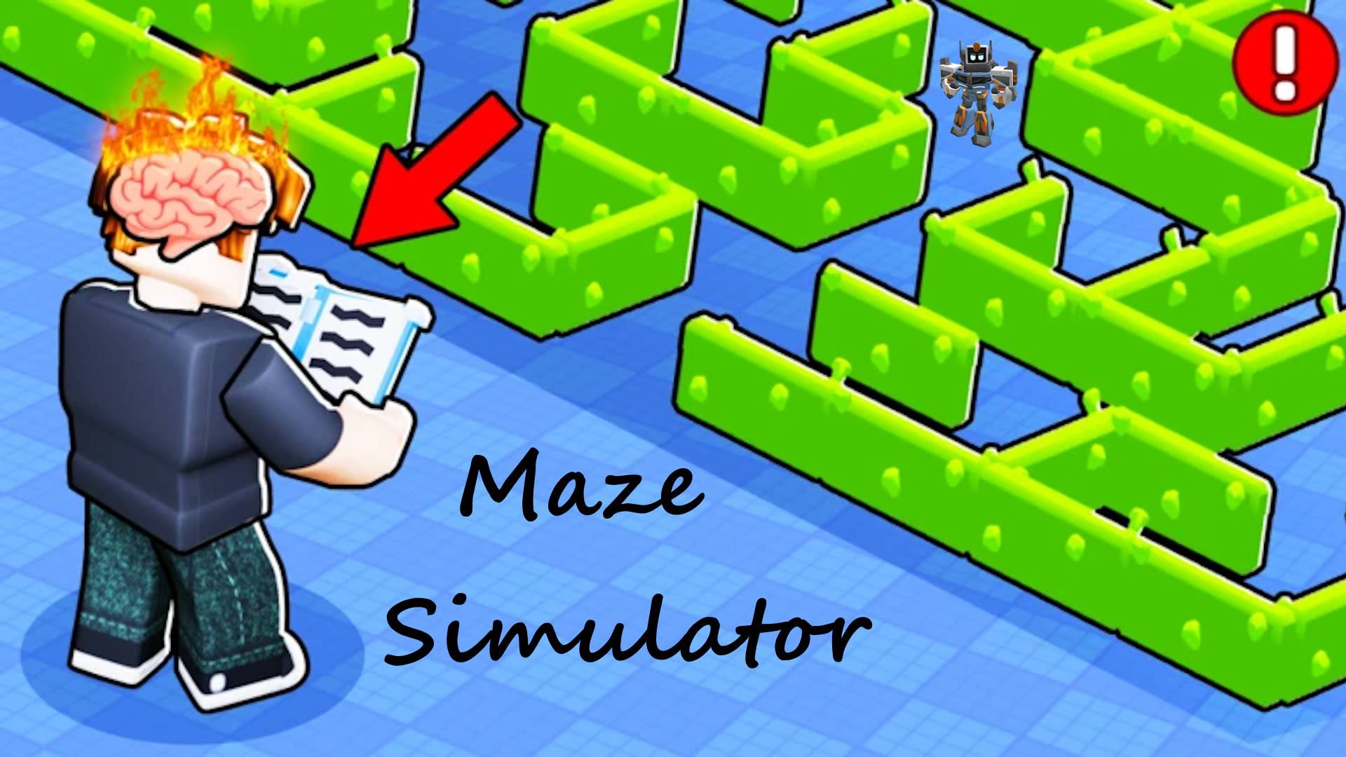 Качаем мозги, чтобы пройти лабиринт в Roblox Maze Simulator