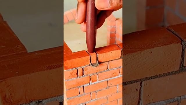 укладка мини кирпича