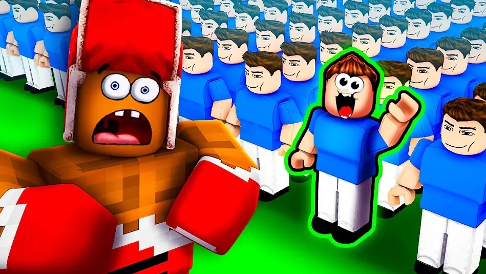1 из 100 Человек НАЙДЁТ НАСТОЯЩЕГО Среди КЛОНОВ в Роблокс! Roblox
